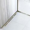 Front shower tray strip 120cm Brush Gold