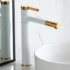 High Bathroom faucet SMART White Gold