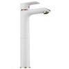 Robinet de lavabo REA Bloom white gold High