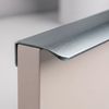 Ручка для шкафа REA Mono / Core 2шт. Brush Steel