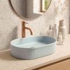 Умивалник за плот Rea Vanda Baby Blue Matt