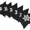 Christmas cutlery cover 4 pcs Star Black