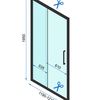 Shower enclosure Rapid Slide Chrom