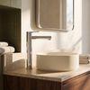 Bathroom faucet Rea Pixel Chrome High