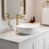 Bathroom faucet Rea Rivo Brush Gold