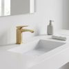 Bathroom faucet PREMIUM Rea Prime Brush Gold Low
