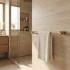 Appendino da bagno 64101 SOLO Brush Gold