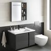 Conjunto de muebles de baño con lavabo Tula 60cm Grey