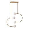 Lampe Gold en verre APP639-4CP