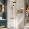 Kit de douche Rea Vision Brush Gold
