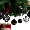 Christbaumkugeln 6 Stück BLACK SET6 KL-21X25