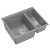 Granite sink Logan 150 Grey Metallic