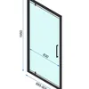 Shower door REA Rapid Swing Gold 90