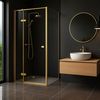 Cabina de ducha Rea Atlas 80x90 Brush Gold