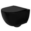 Set vas WC Carlo Mini Black MAT + Bideu Carlo Black