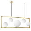 Lampa Wisząca APP1020-5CP Złota