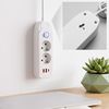 Prelungitor Multipriză 2 prize + 2x USB-A + USB-C JNH024-3B White