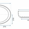 Countertop Basin Rea Queen White