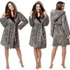 Bathrobe Jordan Grey-Navy L