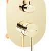 Shower set REA OVAL Gold BOX