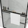 Rankšluosčių lentyna EVO BLACK dušo sienelėms