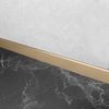 Pannello frontale per piatto doccia 130cm Brush Gold