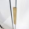 Плъзгащ се параван за вана REA Dario Brush Gold 80