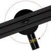 Linear drainage NEO Slim Pro Black 60