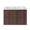 Тумба для ванной с раковиной REA Sherry 60cm Brown Walnut