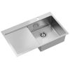 Stainless steel sink RUSSEL 111 BRUSH NICKEL