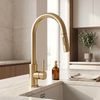 Смеситель кухонный Rea Fresh Touch Brush Gold