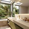 Bathroom faucet Rea Ontario Brush Gold