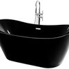 Freestanding bath Rea Ferrano Black