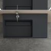 Conglomerate washbasin Archi 90 CM Grey MATT