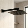 Čtvercová hlavová sprcha REA JS-P015B 30cm Black