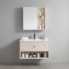 Bathroom furniture set with washbasin River 60cm Creme