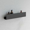 Bathroom shelf SF04 60cm black matt