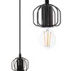 Deckenlampe loft black shine APP595-1CP