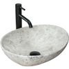 Countertop washbasin REA Sofia Light Stone