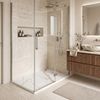 Shower tray Bazalt CARRARA WHITE 80x100
