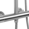Shower set with thermostatic mixer REA VINCENT NICKEL BRUSH INOX
