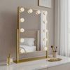 Mirror LED STYLE L.Gold 30x40