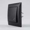 Doorbell Push Button OSTE JNH008-W BLACK