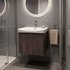 Meuble de salle de bains avec lavabo Rea DB85-50-1 Orio Dark 50cm