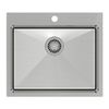 Stainless steel sink RUSSEL 110 BRUSH NICKEL