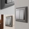 Double Switch OSTE JNH007-W GREY