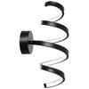 SIENINĖ LAMPA LED SIENINĖ LAMPA SPRING APP826-W Black MATT