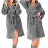 Bathrobe Nancy Grey + Socks S/M