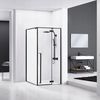 Shower enclosure Rea Fargo 100x80 Black Mat