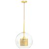 Sklenená závesná lampa APP556-1CP 30cm GOLD